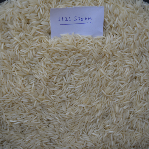 1121 Steam Basmati Rice (White Colour)